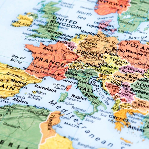 map of europe
