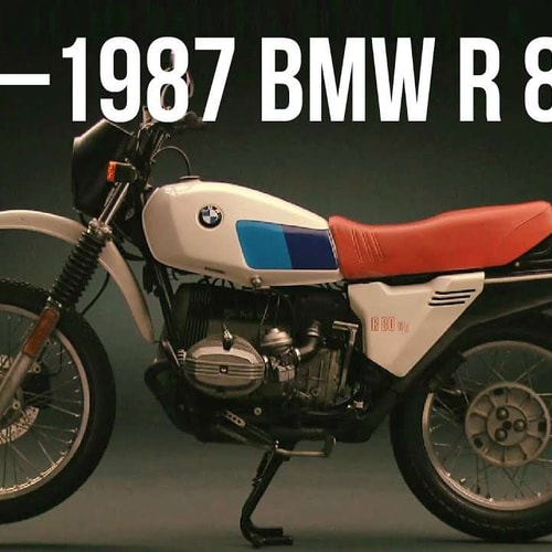 Bmw R80gs adventure motorcycle