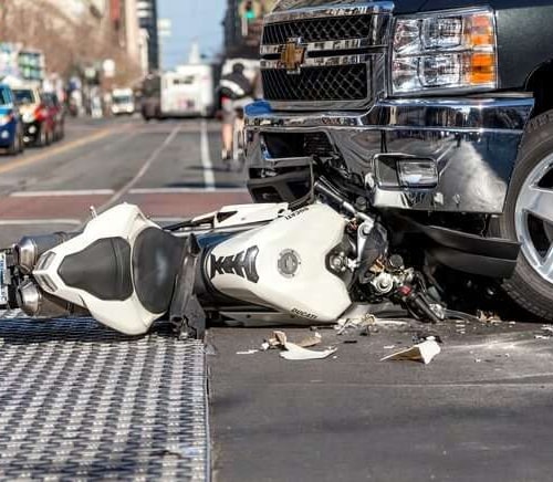 motorbike crash