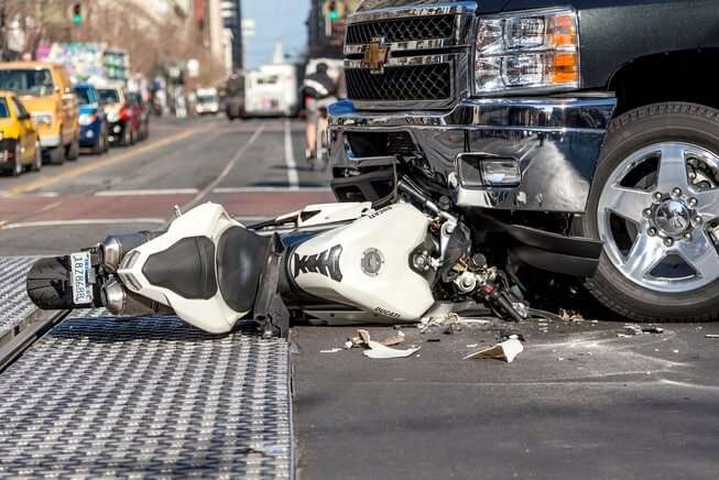 motorbike crash