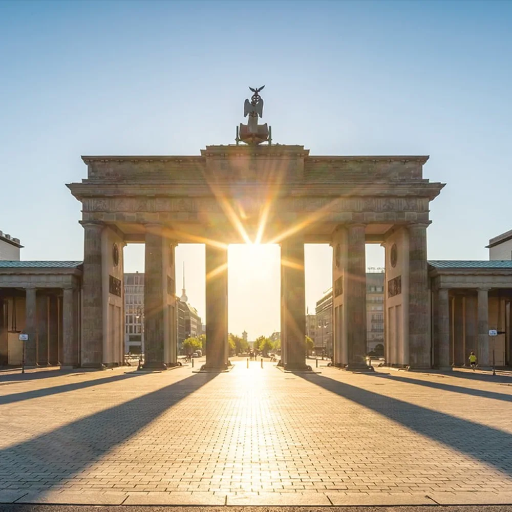 Motorbike near Brandenburg Gate