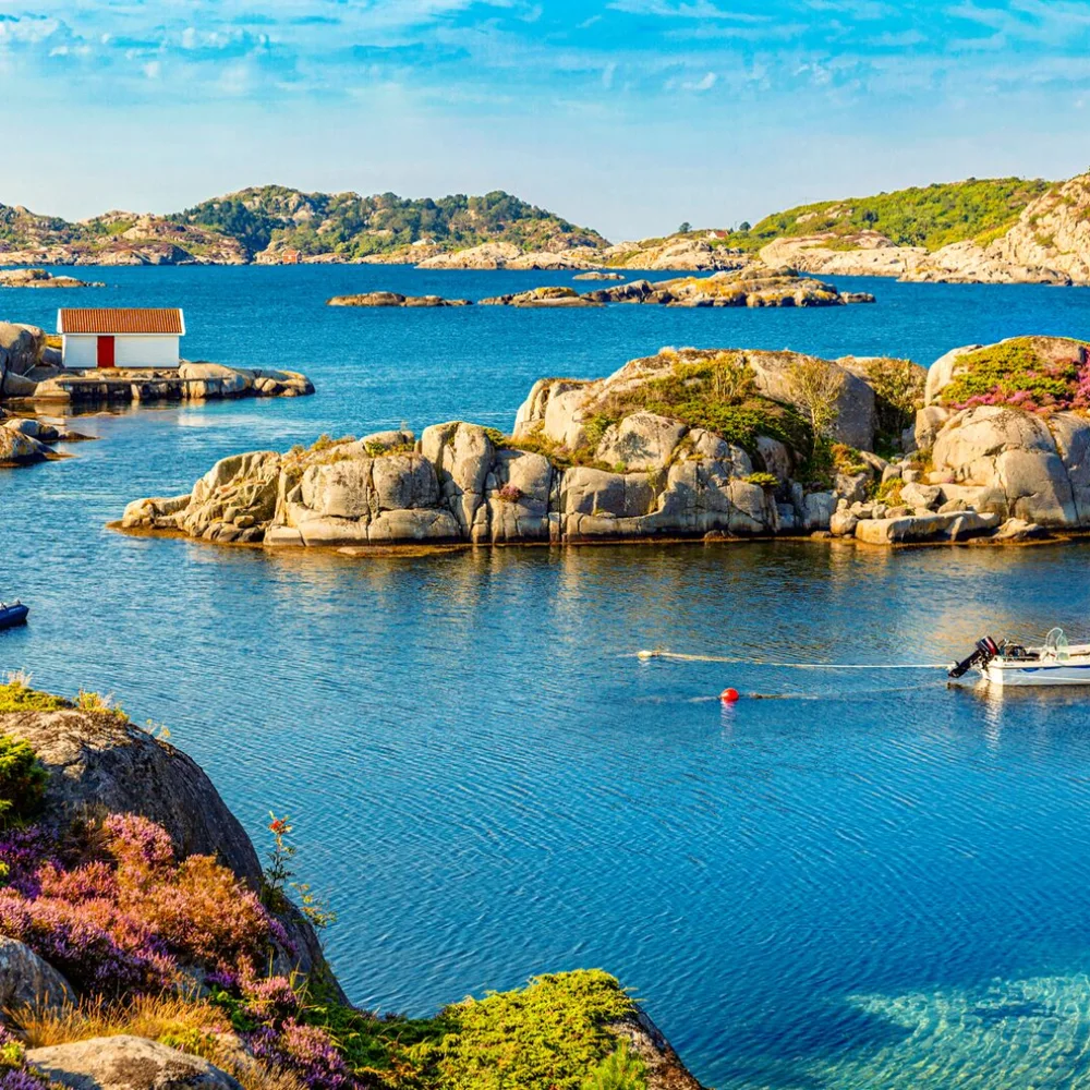 Motorcycle ride through Stockholm archipelago