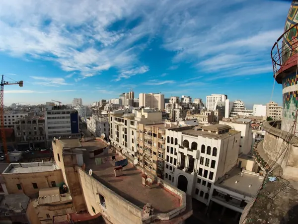 Casablanca, city centre rooftops