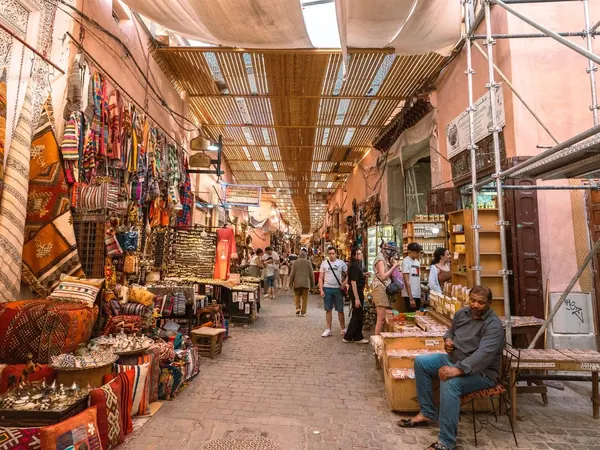 Marrakech, souk in the medina