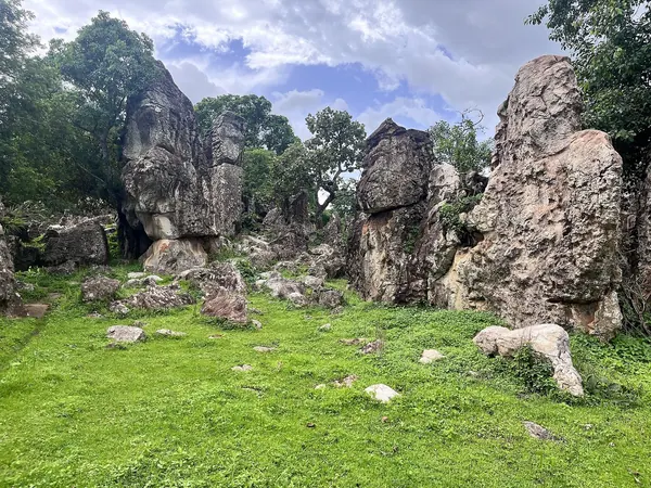 Rock formations in the Fouta Djallon, Labé region (Lélouma)