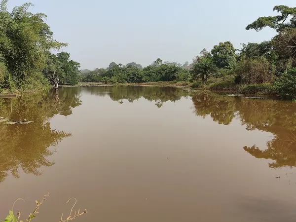 Lake Dakouigouiné in the Tonkpi mountains near Man