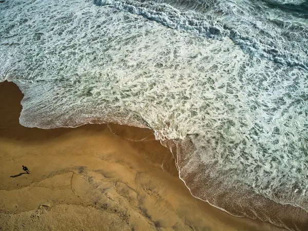 Atlantic surf on Azuretti beach, Grand-Bassam