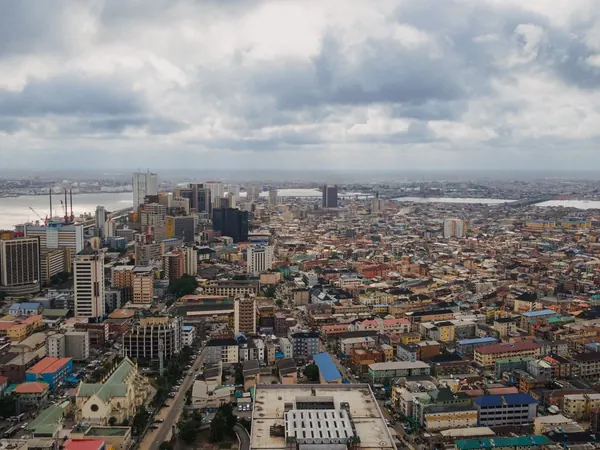 Lagos Island from above