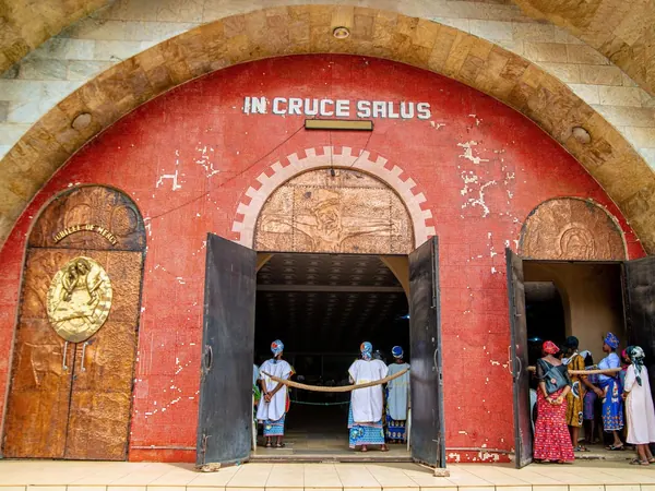 Benin City, Sacred Heart Cathedral entrance