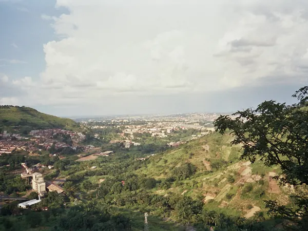 Enugu seen from the hills west of the city