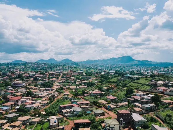 Yaoundé spread across its green hills