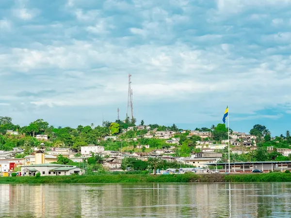 Lambaréné on the Ogooué River