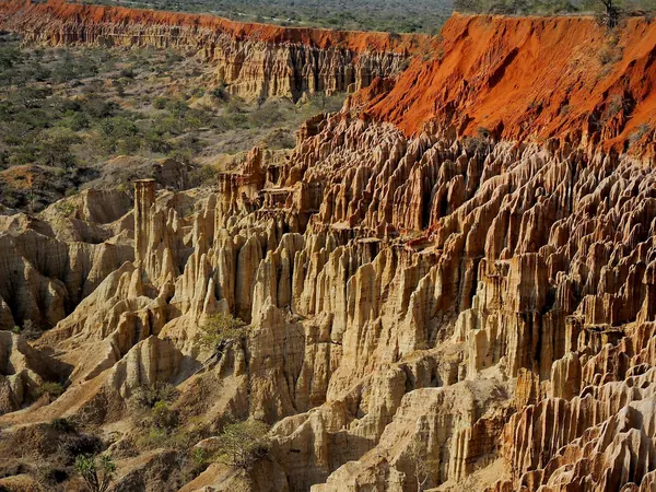 Miradouro da Lua eroded cliffs, south of Luanda