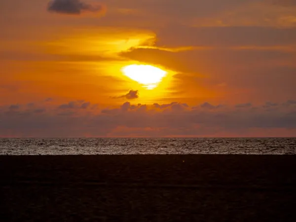 Sunset over Angola's Atlantic coast