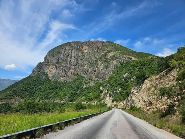 Mountain road climbing through Huíla toward Lubango