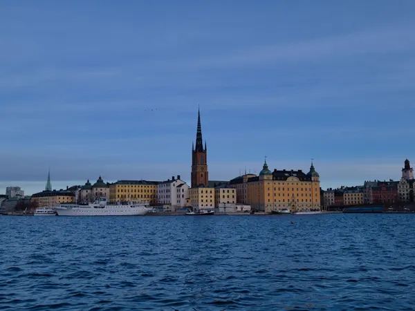 Stockholm, Gamla Stan and Riddarholmen from the water