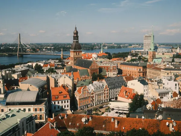 Riga Old Town and the Daugava