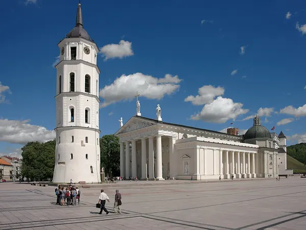 Vilnius, Cathedral Square and bell tower