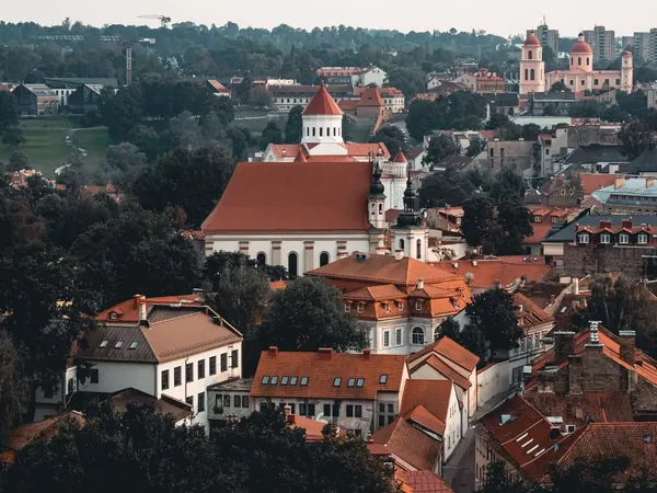 Vilnius Old Town rooftops