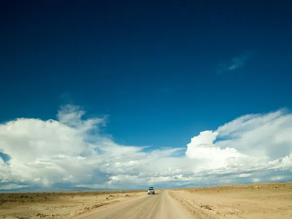 High-altitude dirt road near Potosí