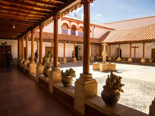Potosí, colonial courtyard