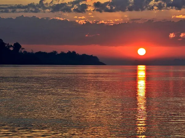 Porto Velho, sunrise over the Madeira River