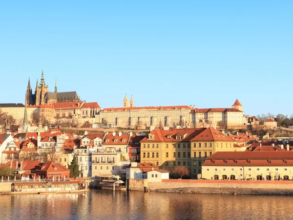 Prague Castle above the Vltava