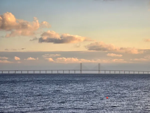 Øresund Bridge between Denmark and Sweden