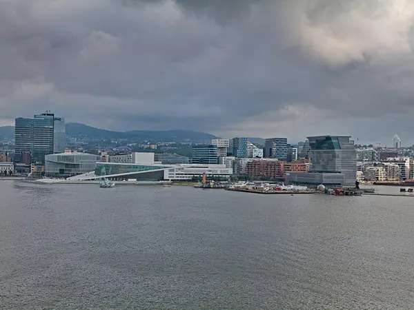 Oslo seen from the ferry on the Oslofjord