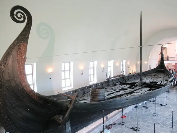 Oslo, Oseberg ship in the Viking Ship Museum