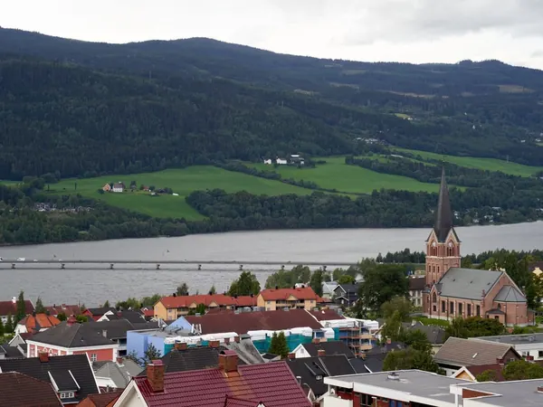 Lillehammer and Lake Mjøsa