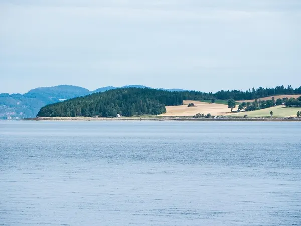 Trondheimsfjord coast at Levanger (E6 north)