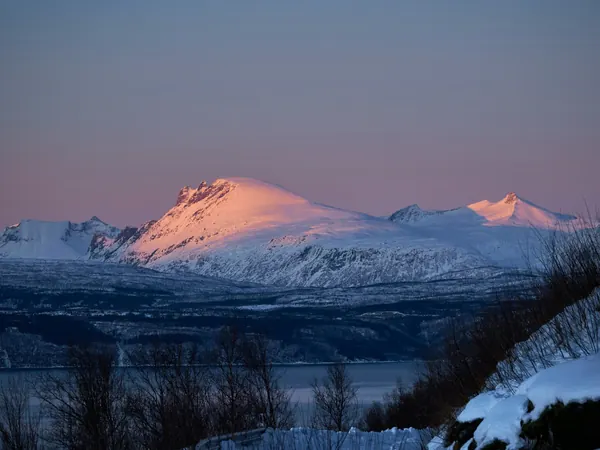 Mountains above the Ofotfjord at Narvik