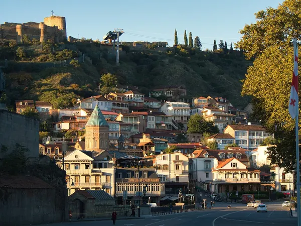 Tbilisi, Old Town beneath Narikala Fortress
