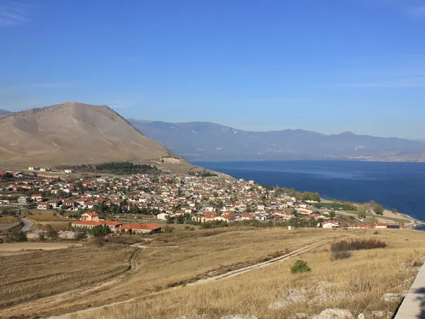 Agios Panteleimonas (Florina) village above Lake Vegoritida