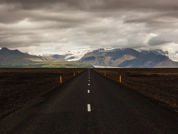 Ring Road towards Vatnajokull glacier