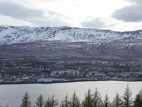 Akureyri and the Eyjafjordur mountains