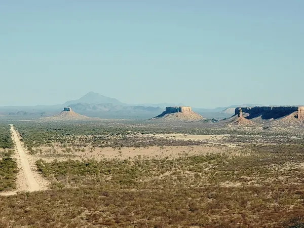 Gravel road through Damaraland