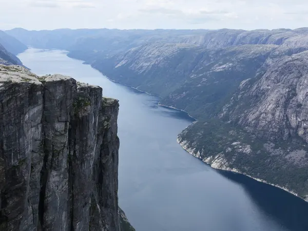 Lysefjord seen from above Lysebotn