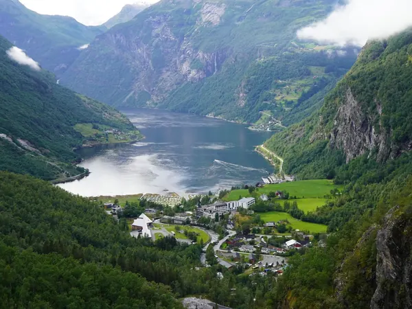 Geiranger village from above