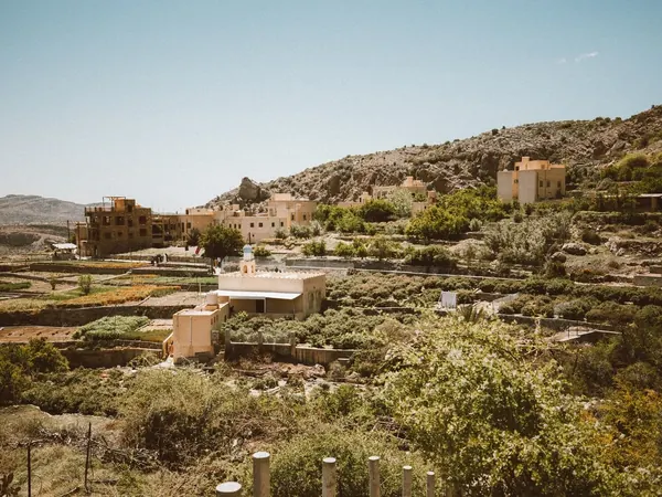 Jebel Akhdar, terraced village
