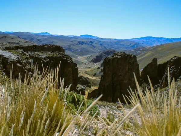 High Andean landscape on the climb to Chivay