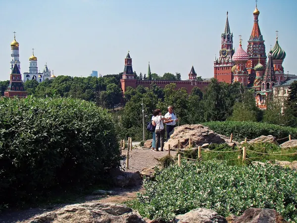 Moscow, Kremlin and Saint Basil's from Zaryadye Park