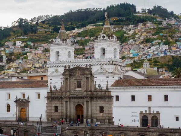 Quito old town, San Francisco church and square