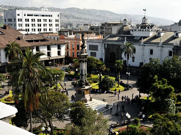 Quito, Plaza Grande in the colonial centre