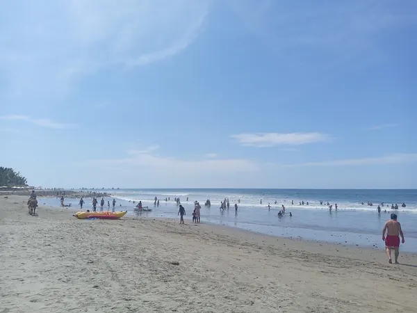 Warm-water beach on Peru's far-north coast near Zorritos (Máncora)