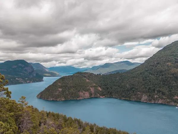 Lake Lácar from the lookout above San Martín de los Andes