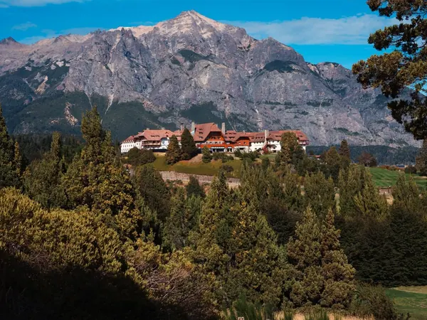 Llao Llao hotel and Cerro López on the Circuito Chico, Bariloche