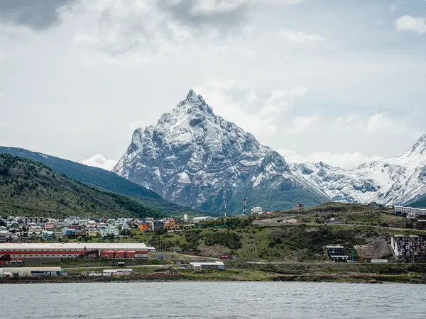 Ushuaia below Monte Olivia on the Beagle Channel