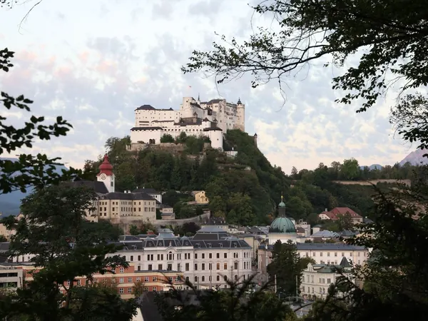 Salzburg, Hohensalzburg fortress above the old town